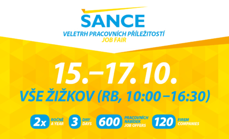 We invite you to the traditional Job Fair ŠANCE – October 15-17, 2024!