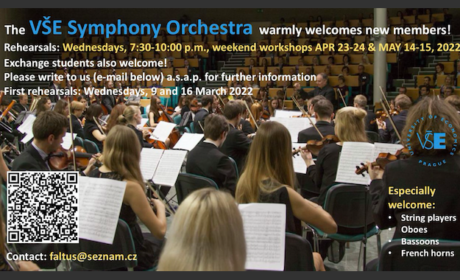 Symfonický Orchestr VŠE rád přivítá nové členy!